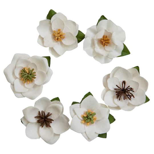 Paper Magnolia Flower Embellishments by Recollections&#x2122;